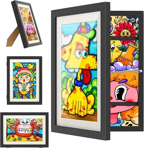 Kid Artwork Picture Frame apertura anteriore immagini intercambiabili Display per A4 Art-Work bambini progetti artistici <span class=keywords><strong>disegni</strong></span> artigianali - Product Image 1