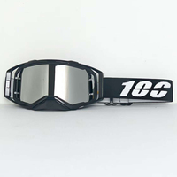 Masque de motocross 100 MX Road - Cadre léger en PC, verres interchangeables, couleurs personnalisables pour les activités sportives et de plein air