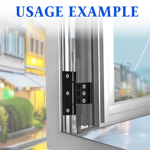 Черные алюминиевые дверные петли-бабочки, 270 градусов, современный дизайн, аксессуары для внешней мебели - Product Image 5