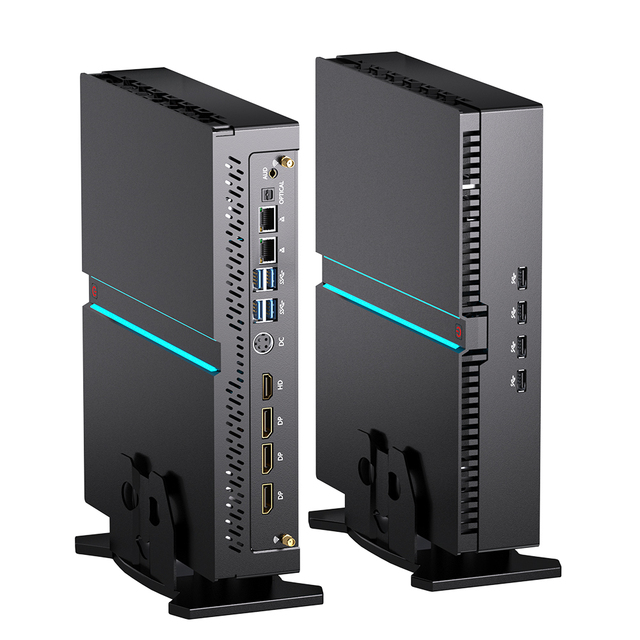 Powerful Gaming Mini PC Core I7 I9 13700F 13900F Rtx 4070 12G GDDR6 64GB DDR5 1TB  PCIE4.0 SSD WIFI6E BT5.3 WIN11 PRO Gaming PC