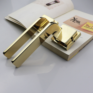 Modern stil PVD altın iç iç kapı için ahşap kapı kilit/kapı kolları - Product Image 2