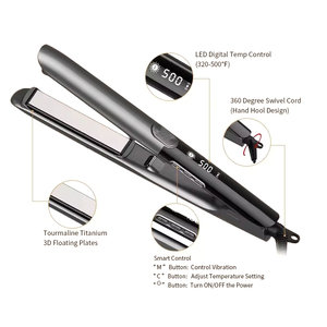 Fer à lisser <span class=keywords><strong>Plancha</strong></span> De Cabello fer plat en acier inoxydable fer à lisser professionnel portable en gros - Product Image 2