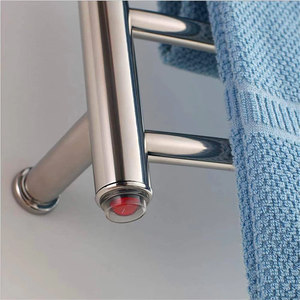 Toallero Eléctrico de Acero Inoxidable para Baño, Montado en Pared, con 4 Barras, Radiador Calefactor, Secador de Toallas, Voltaje Universal - Product Image 4