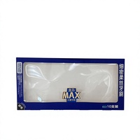 Ensemble d'emballages en carton avec logo personnalisé imprimé, boîte avec fenêtre transparente en PVC et insert en EVA pour la vente au détail
