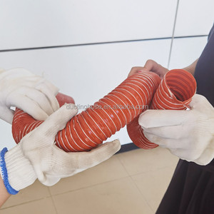 Однослойный силиконовый стеклопластиковый воздуховод системы HVAC часть силиконовый резиновый шланг - Product Image 2