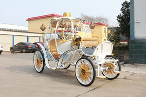 Prix de gros d'usine <span class=keywords><strong>voiture</strong></span> de mariage chinoise Cendrillon/chariot en métal chinois exquis/chariot de citrouille avec une longue durée de vie - Product Image 2