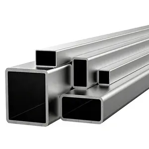 Factory extrusion processing aluminum square tube 6063 7075 industrial aluminum pipes