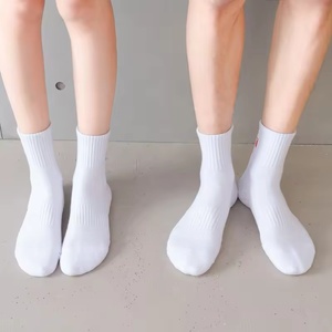 Performance Thick Terry Cushion Cotton Sport <b>Socks</b> – Crew Custom Basketball Running Athletic <b>Socks</b> for Men & Women - Product Image 3