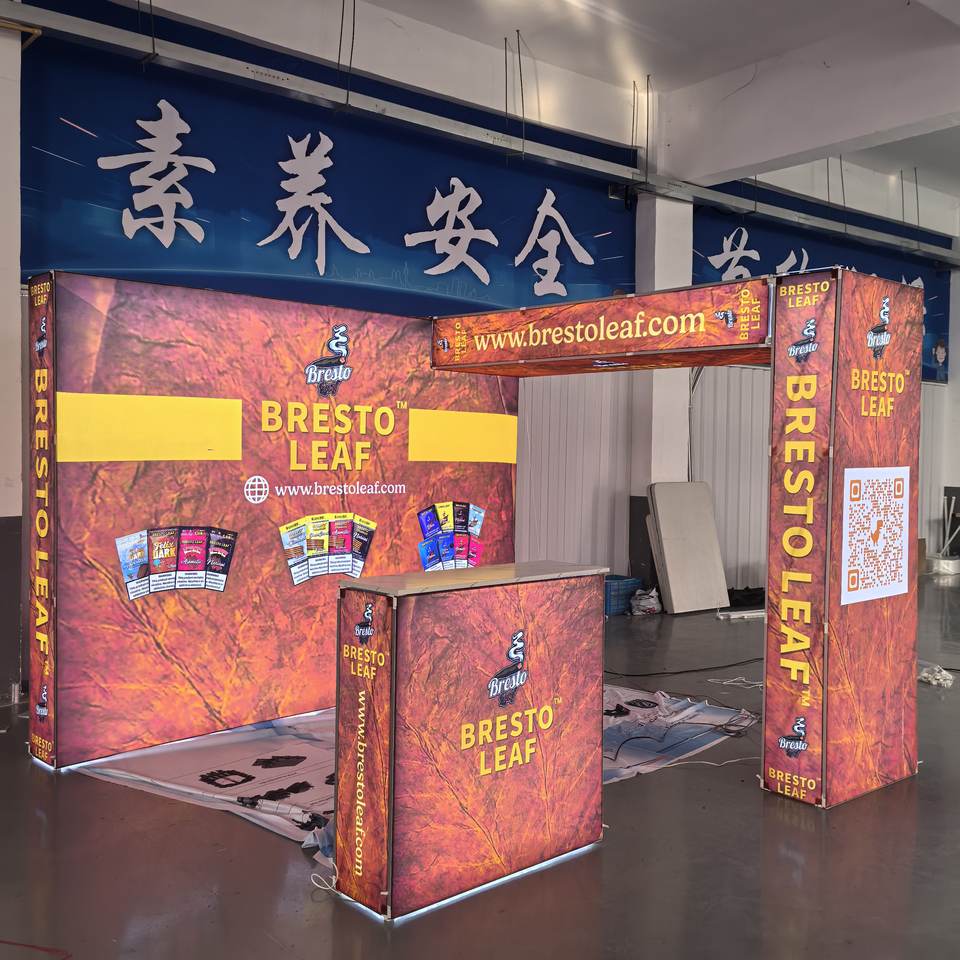 Portable Modular Rectangle Trade Show Booth SEG 3D Lightbox Backlit ...