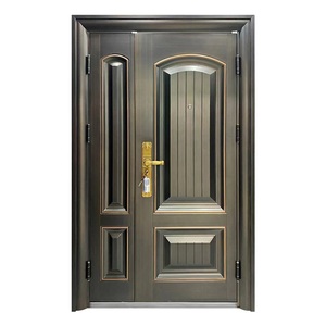 Puerta de entrada de Villa de lujo, de acero inoxidable, con logotipo OEM de fábrica de China - Product Image 6