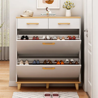 Meubles de salon empilables étagères de rangement pour chaussures organisateur de meubles armoire à chaussures