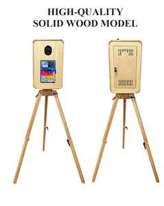 Cabina Fotografica Pieghevole in Legno di Alta Qualità con Supporto Triangolare, Compatibile con <span class=keywords><strong>iPad</strong></span> e Fotocamera per Matrimoni ed Eventi dal Vivo - Product Image 3