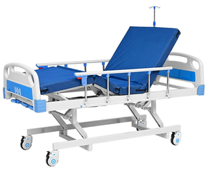 Cama de Hospital Eléctrica de 3 Funciones para Cuidado <span class=keywords><strong>en</strong></span> el Hogar, Cama Clínica Manual de Lujo para Tratamiento Médico - Product Image 1