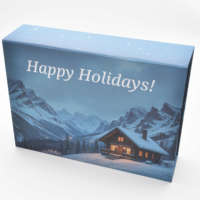 Boîtes cadeaux rigides en papier avec insert en mousse EVA, personnalisables avec logo, emballage magnétique recyclable, images réelles