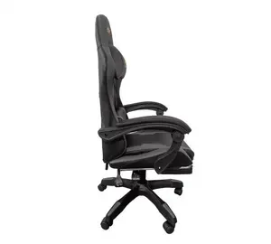 Échantillon gratuit Chaise de bureau inclinable pour ordinateur ergonomique et confortable Chaise de jeu de style course en cuir