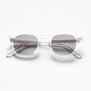 Yeetian Clear Hand Made Bio Degradable Acetato Venta al por mayor Bulk Shades Hombres Retro <span class=keywords><strong>Gafas</strong></span> <span class=keywords><strong>de</strong></span> <span class=keywords><strong>sol</strong></span> - Product Image 1