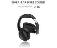 Nuevos Auriculares Inalámbricos A16 Profesionales con Bajos Potentes y Sonido HIFI, Resistentes al Agua IPX3 5.4, para Deportes y Viajes, de Fábrica