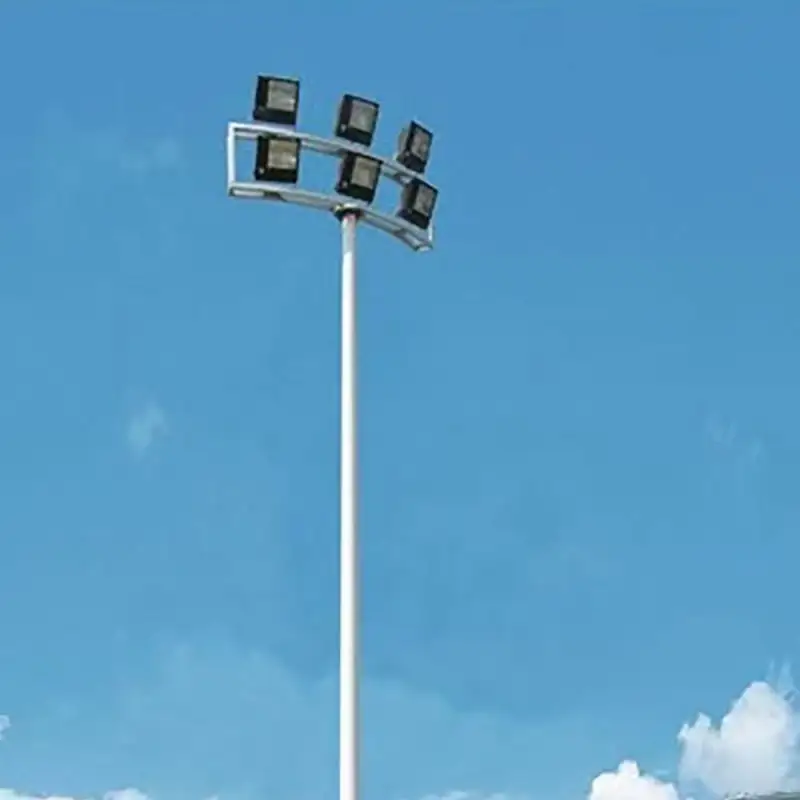 16m 20m 30mメートルハイマストポール仕様価格はしご照明タワーアルミスタジアムライトポールCCTV用