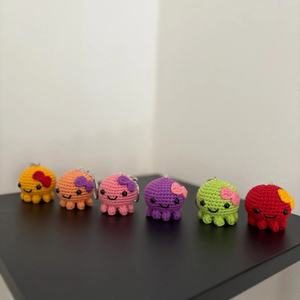 Nuevo Diseño 2026, Juguete de <span class=keywords><strong>Pulpo</strong></span> de <span class=keywords><strong>Ganchillo</strong></span> Amigurumi para Bebé, Mini Juguete de Peluche de Algodón, Mini Juguete de <span class=keywords><strong>Pulpo</strong></span> Amigurumi de <span class=keywords><strong>Ganchillo</strong></span> - Product Image 6