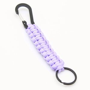 Wholesale Eco-Friendly Digital Printed DIY Paracord Keychain Supplies 550/350lb 4mm Nylon Promotional Carabiners Charms - Product Image 4