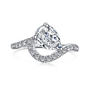 Premium Quality Elegant 925 Silver <b>Diamond</b> <b>Ring</b> for Daily Wear Anniversary Gift for Her Available for Affordable Price - Product Image 1