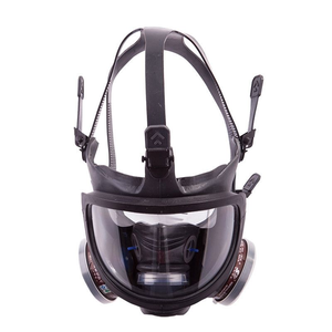 Grosir masker gas air mata beracun <span class=keywords><strong>Respirator</strong></span> oksigen wajah penuh masker Gas amonia dengan tangki oksigen silikon dapat digunakan kembali - Product Image 5