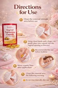 Cápsulas de Marca Privada, Puro Herbal, Natural y Orgánico, para Reafirmar y Humectar la <span class=keywords><strong>Vagina</strong></span>, para Mujeres, Reafirma las Paredes Vaginales - Product Image 6