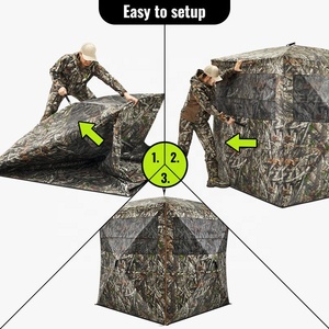 Abri de camouflage extérieur pour 3-4 personnes, en polyester 150D durable, styles personnalisables, idéal pour la vente au détail de niveau intermédiaire - Product Image 2