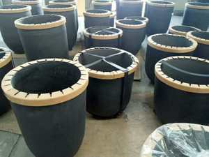 China factory silizium hartmetall graphit tiegel für aluminium schmelzen - Product Image 4