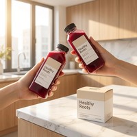 Bouteilles carrées en PET pour jus à remplissage à chaud avec bouchon à vis sans BPA 350 ml pour le stockage de boissons