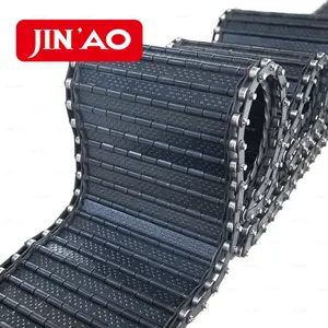 JINAO-Cinta transportadora de chip de acero inoxidable, material de acero A3, cadena transportadora de chips calientes, en venta