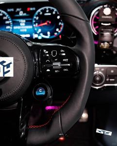 Volant de voiture en fibre de carbone pour <span class=keywords><strong>Mercedes</strong></span>-Benz Classe A, B, C, E, G, S, pour <span class=keywords><strong>AMG</strong></span> GT, <span class=keywords><strong>CL</strong></span>, SL, GL, ML, W212, W176, W213, W211, W205 - Product Image 4