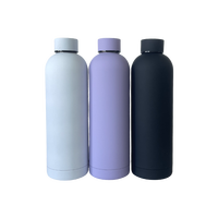 Botella de Agua Aislada de Acero Inoxidable de Doble Pared con Tapa a Prueba de Fugas, Libre de BPA, con Impresión Personalizada, Venta al Por Mayor