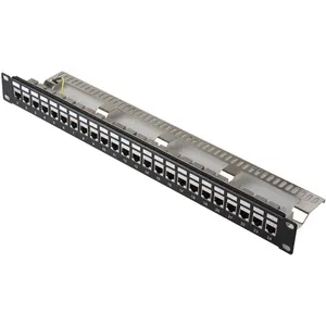 Quality guaranteed RJ45/RJ11 data transmission patch panel for cat6 STP FTP Directly inserted RJ45 keystone jack