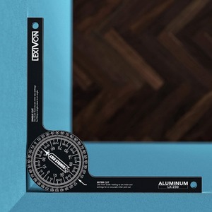Jauge d'angle en aluminium Lexivon, rapporteur à 360 degrés pour le positionnement et la découpe du bois - Product Image 2