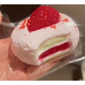 Ultra-Soft Strawberry Milk Cake Cream Explosion Squeeze Fun Realistic Cake <b>Slime</b> Texture Stress Relief <b>Toy</b> - Product Image 2