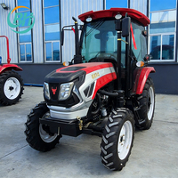 Nouveau tracteur agricole 4x4 de 70 CV, 80 CV, 90 CV, 100 CV, 120 CV avec chargeur frontal, moteur diesel respectueux de l'environnement