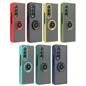 Funda magnética con soporte para anillo de dedo para Samsung Z, funda protectora para Samsung Z Fold 3, 4 pliegues, todo incluido, para <span class=keywords><strong>Galaxy</strong></span> Z <span class=keywords><strong>Fold2</strong></span> - Product Image 1
