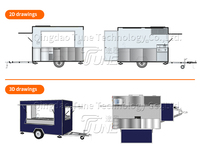 Camion de restauration mobile à vendre aux États-Unis, en Europe et en Australie, prix de gros de haute qualité, personnalisable