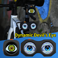 Nouvelles lumières de signalisation LED Demon Eyes, contrôle intelligent par application, 82 modes d'éclairage, ajustement universel pour accessoires de vélo électrique et de moto