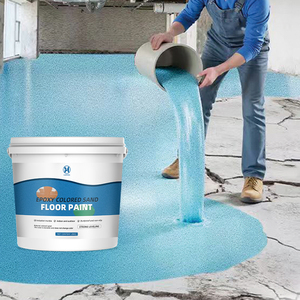 Peinture époxy colorée pour sols en sable, antidérapante, polyvalente, multi-surfaces, toutes saisons, pour intérieur et extérieur, béton, brique et carrelage - Product Image 2