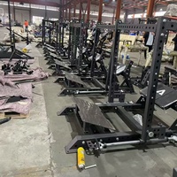 Appareil de musculation professionnel pour salle de sport : Machine à fessiers 3D à charge libre multifonctionnelle pour le renforcement des fessiers