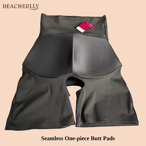 Shorty gainant taille haute sans couture avec rembourrage fessier, contrôle de la taille <span class=keywords><strong>et</strong></span> des cuisses, effet rehausseur de fesses - Product Image 5