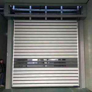 Portes de garage sectionnelles en acier de style moderne de haute qualité Surface finie avec filet <span class=keywords><strong>d</strong></span>'écran en fibre de verre pour villas - Product Image 2