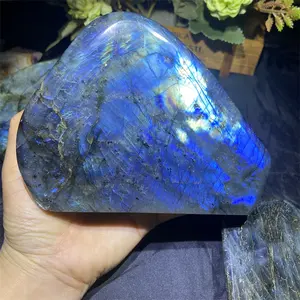 High Quality Crystal Decoration Natural Stone Craft Labradorite Free Form Ornament For Healing