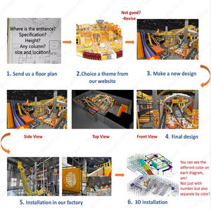 맞춤형 어린이 테마 어드벤처 파크 실내 놀이터 장비 어린이용 목재 소프트 플레이 공간 - Product Image 5