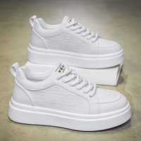 Zapatos Deportivos para Hombre 2026, Transpirables, para Invierno, Primavera y Otoño, Casuales, Blancos, con TPU Antideslizante, Entresuela de EVA y Algodón