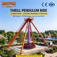Manège Pendule Géant 30 Places – Équipement d'Attraction à Vendre – Manège à Sensations Fortes pour Projets de Parcs Extérieurs