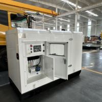 Générateur diesel silencieux haute performance 40KW triphasé 1500RPM 50/60Hz avec contrôle AVR électrique 200A, refroidissement par eau, alimentation électrique