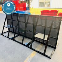 Clôtures en fer pour le contrôle des foules lors de concerts avec composants traités thermiquement à louer - Barrières et portails treillis Mojo pour événements